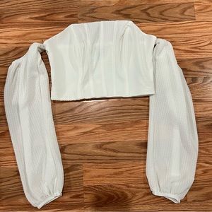 Wild Fable White Corset Top